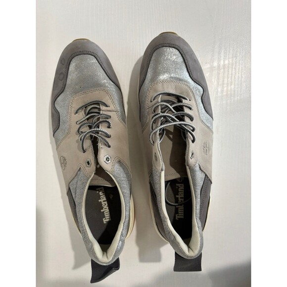 Timberland Shoe Women’s 8.5 Kiri Up Leather Casual Shoes A2277 Gray - Picture 2 of 9